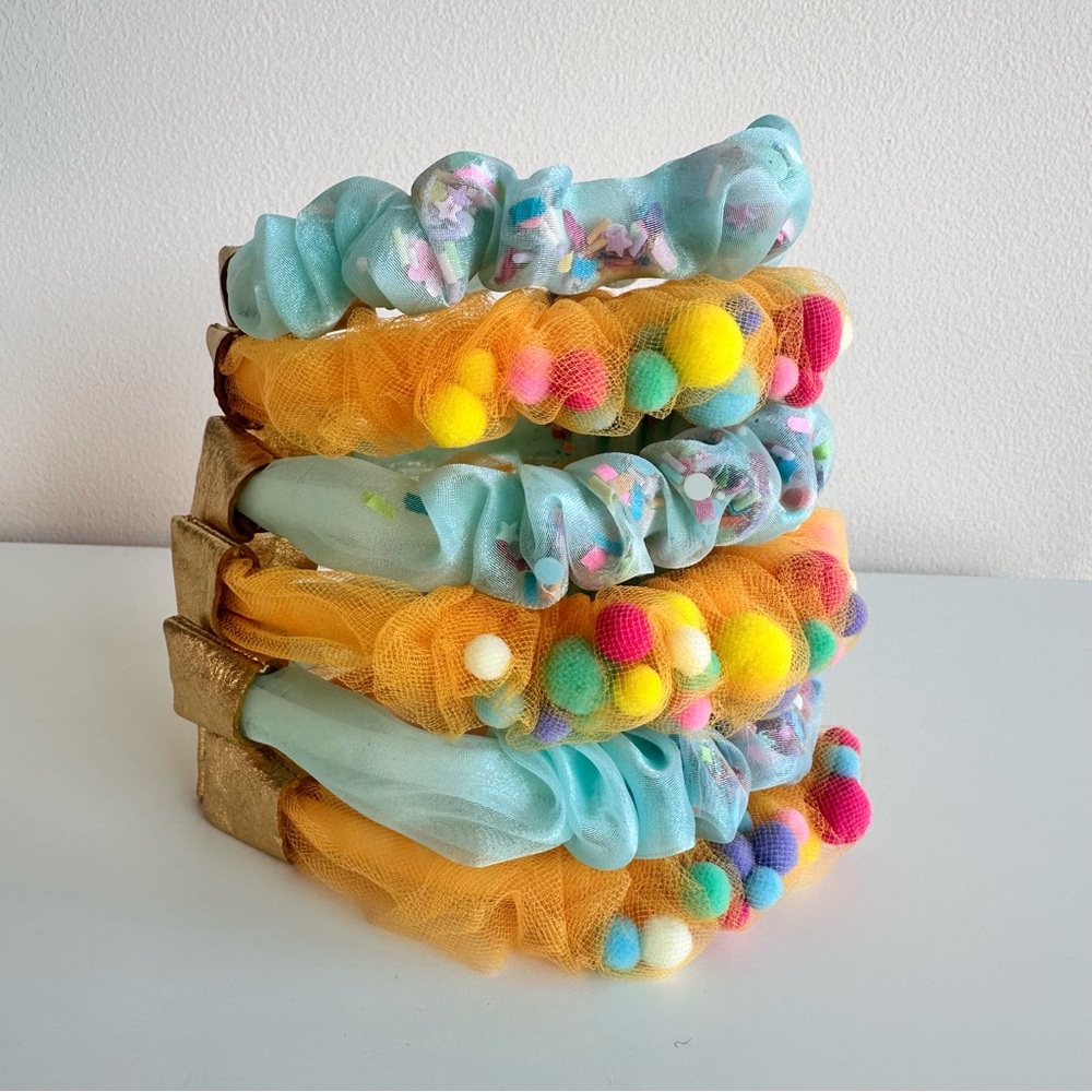 Rollypolly Spring Pom Pom  Kids Headbands